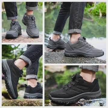 Herenschoenen Outdoor Wandelschoenen met Draaibare Gesp - An, Verzenden, Nieuw