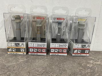 Veiling - Bosch diamantboor set 4-delig, Nieuw