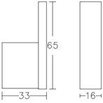 Wiesbaden Eris Jashaak - Handdoekhaak - Muurhaak - Chroom, Ophalen of Verzenden, Nieuw