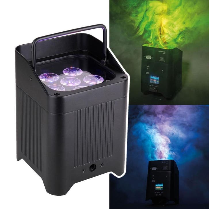 Citronic ViPAR: 6x18W Slimme Oplaadbare RGBWA/UV, Muziek en Instrumenten, Licht en Laser, Overige typen, Nieuw, Verzenden