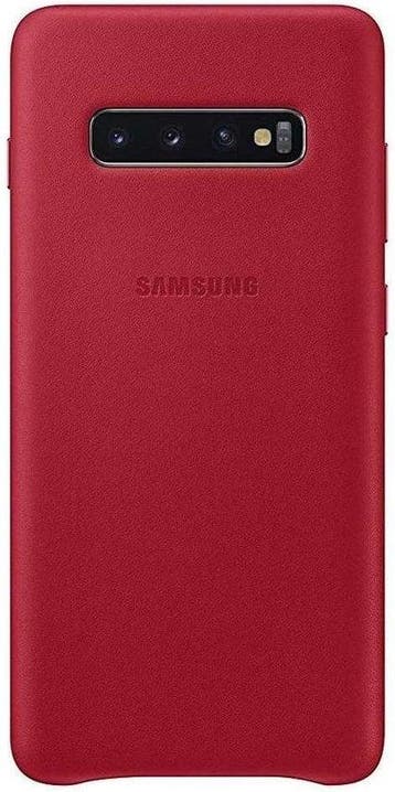 Samsung Lederen Cover - voor Samsung Galaxy S10 Plus - Rood, Ophalen of Verzenden, Nieuw