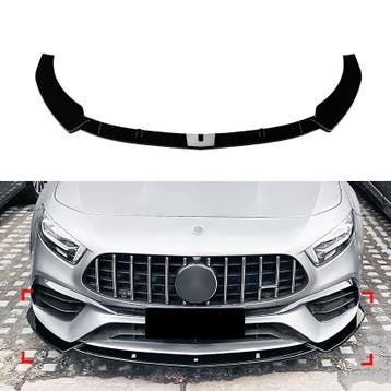 Front Splitter Voor Mercedes A Class W177 Pre-Facelift A45, Ophalen of Verzenden, Nieuw