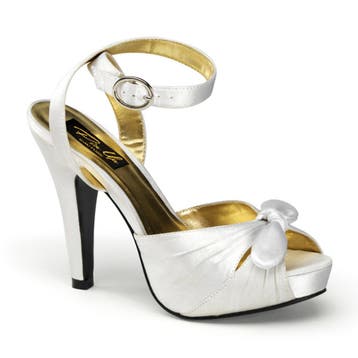 Ivoor witte sandalen met hoge hak - Schoenen en laarzen, Ophalen of Verzenden, Nieuw