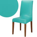 Stoelhoes - Voor Eetkamerstoelen - Met Stretch - Turquoise, Ophalen of Verzenden, Nieuw in verpakking