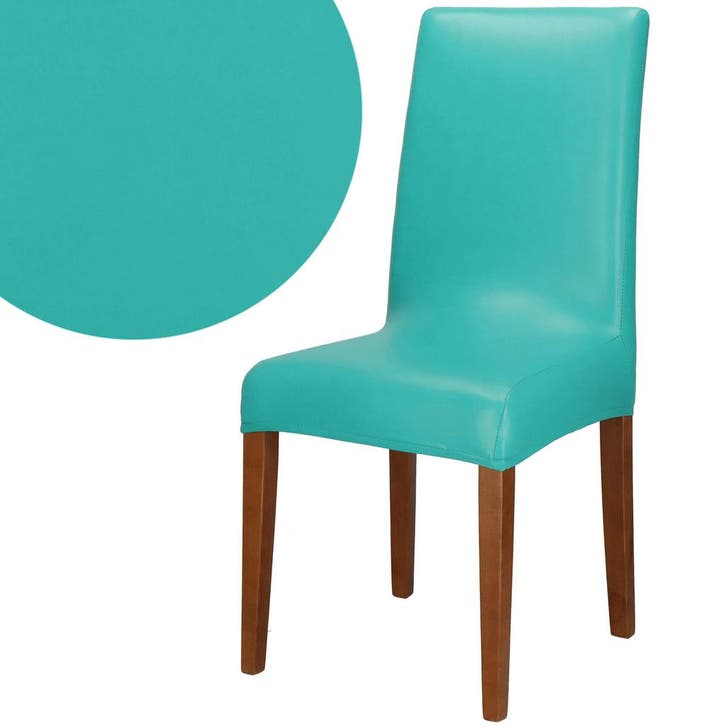Stoelhoes - Voor Eetkamerstoelen - Met Stretch - Turquoise, Zakelijke goederen, Horeca | Meubilair en Inrichting, Ophalen of Verzenden