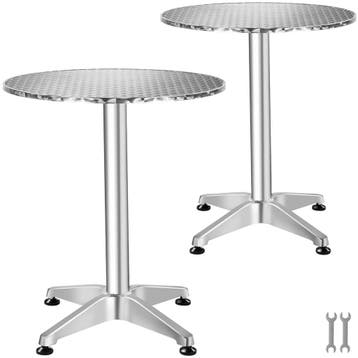 Aluminium bistrotafel Frederic Ø 60 cm, Verzenden, Nieuw