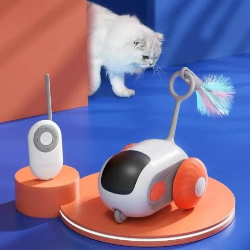Automatisch Kattenspeelgoed Auto – Interactieve RC Speelauto, Dieren en Toebehoren, Kattenspeelgoed, Nieuw, Verzenden