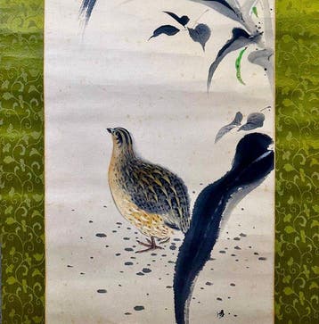 Uzura no Zu (Kwartel) - Papier - Japan - 20e eeuw