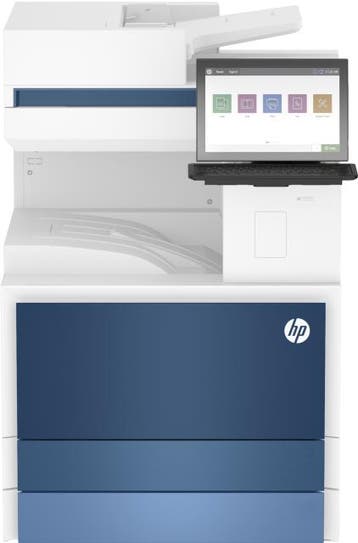 HP - LJ Managed E731z Flow MFP (5QK02A), Computers en Software, Zwart-en-wit printen, Gebruikt, Printer, HP