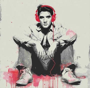 Eric Brumette (1968) - Red line Family Elvis