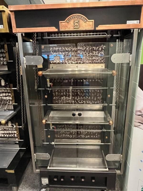 Occasion Ubert gas rotisserie FF 26 met glazendeur, Zakelijke goederen, Horeca | Keukenapparatuur, Gebruikt, Ophalen