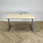 Eromes slingerbureau, 140x80 cm, Ahorn - grijs, Ophalen of Verzenden, Gebruikt