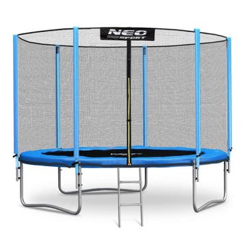 Trampoline 244cm - Met Net & Ladder | Retourdeal 46% Korting, Ophalen of Verzenden, Zo goed als nieuw