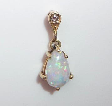 Zonder minimumprijs - Hanger - 14 karaat Geel goud - 0.60ct.