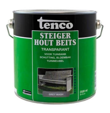 Tenco steigerhoutbeits 2,5 liter, grey wash, Verzenden, Nieuw