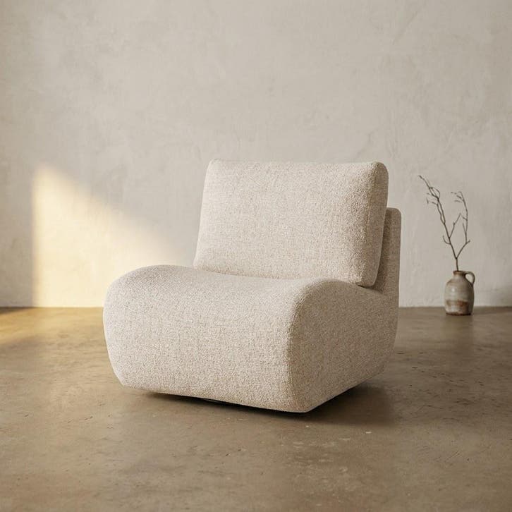 Fauteuil Lucia Beige Donna, Huis en Inrichting, Stoelen, Nieuw, Ophalen of Verzenden