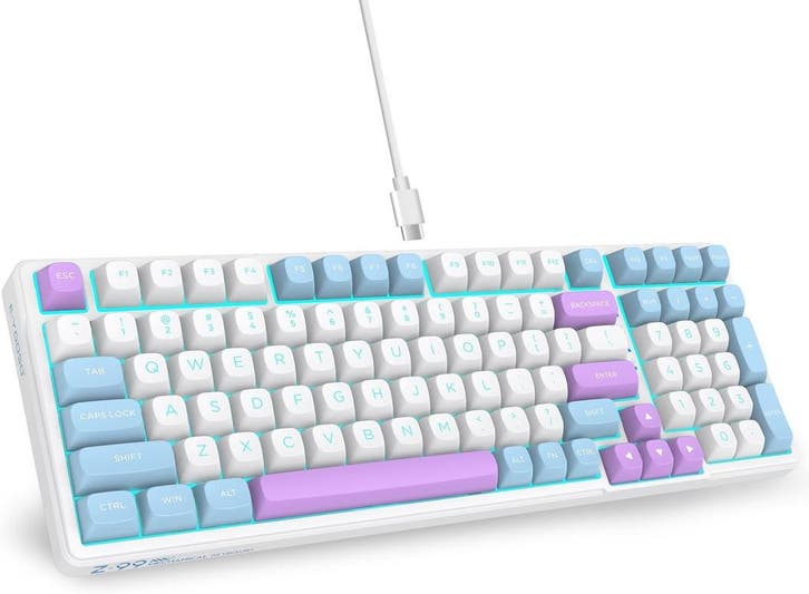 Compact QWERTY Gaming Keyboard | 29% Korting, Computers en Software, Toetsenborden, Gaming toetsenbord, Bedraad, Qwerty, Nieuw