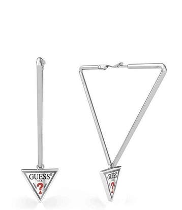 Guess Oorbellen Oorbellen Hula Hoops UBE79058 Zilverkleurig, Verzenden, Nieuw