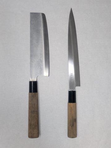 Keukenmes - Staal, Hout - Japan - Traditionele Japanse