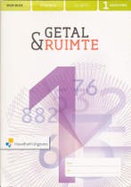 Getal en Ruimte 12e editie Werkboek 1 HAVO/VWO, Boeken, Schoolboeken, Verzenden, Nieuw