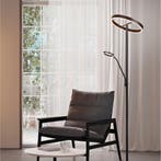 Vloerlamp - Dimbaar - 1-lichts - Chroom, Ophalen of Verzenden, Nieuw, Metaal, 100 tot 150 cm