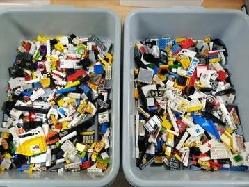 Lego - geen serie - Partij bedrukte onderdelen +/- 1000, Nieuw