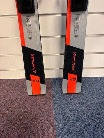 Salomon S/MAX X9 Ti + Salomon M11 GW – Carving Ski cm-155, Gebruikt, Carve, Skiën, Ski's