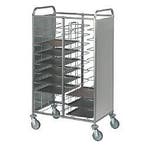 Dubbele Regaalwagen 2 x 12 niveaus | RVS HorecaTraders, Verzenden, Nieuw in verpakking