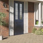 vidaXL Raamfolie strepenpatroon mat 45x1000 cm PVC, Verzenden, Nieuw, Wit