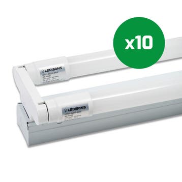 Ledisons LED-tl-montagebalk Scotala 150 cm dubbel, Ophalen of Verzenden, Nieuw