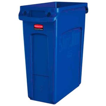Rubbermaid Slim Jim Container met Luchtsleuven | 60 Liter |, Ophalen of Verzenden, Nieuw