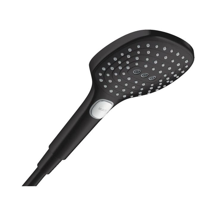 Handdouche HansGrohe Raindance Select E 120 3jet Mat Zwart, Doe-het-zelf en Verbouw, Sanitair, Ophalen of Verzenden