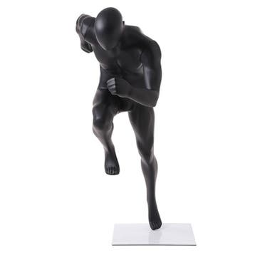 Sport Faceless etalagepop heer mat zwart ZJMS01-BLACK EXM