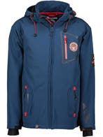 Canadian Peak Heren Softshell Jas Met Afneembare Capuchon, Verzenden, Nieuw, Blauw