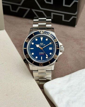 Glycine - Combat Sub Automatic Date Blue - GL0485 - Heren -, Nieuw