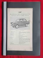 Vraagbaak DAF typen 600, 750 en Daffodil, 1961-1962, Verzenden
