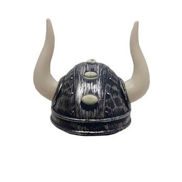 Viking verkleed helm met hoorns - Helmen, Ophalen of Verzenden, Nieuw