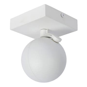 Lucide FAVORI - Plafondspot - 1xGU10 - Wit, Huis en Inrichting, Lampen | Spots, Verzenden, Zo goed als nieuw, Metaal