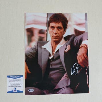Scarface - Al Pacino (Tony Montana) - Signed Photo 11x14 -, Nieuw