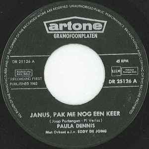 vinyl single 7 inch - Paula Dennis - Janus, Pak Me Nog Ee..., Verzenden, Zo goed als nieuw, 7 inch, Pop
