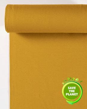 Boordstof Oker 100% gerecycled, Nieuw, Geel