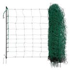 Schapennet 90cm hoog, 22m groen dubbele poot, Ophalen of Verzenden, Nieuw