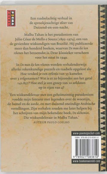 De man die kon rekenen 9789021083810 Erven Malba Tahan, Boeken, Verzenden, Gelezen, Erven Malba Tahan