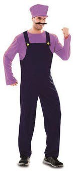 Waluigi kostuum M/L, Verzenden, Nieuw, Feestartikel