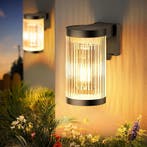Aurelia Solar LED Muurlamp Zwart Tuinverlichting, Zonne-energie, Kunststof, Verzenden, Minder dan 50 watt
