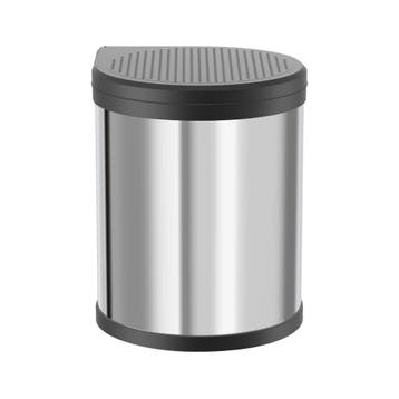 Hailo Compact box M inbouw afvalemmer 15 ltr - RVS, Verzenden, Nieuw