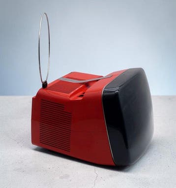 Brionvega - Televisie - RARO Algol 3 12 Arancio