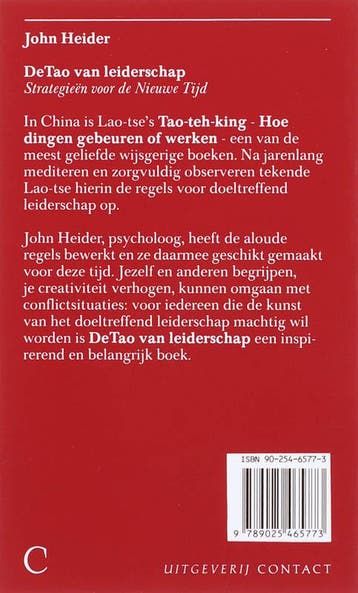 De tao van leiderschap 9789025465773 J. Heider, Verzenden, Gelezen, J. Heider
