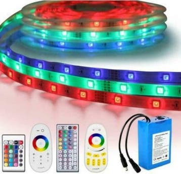 Led strips op batterij | LEDStrip op accu, Verzenden, Nieuw