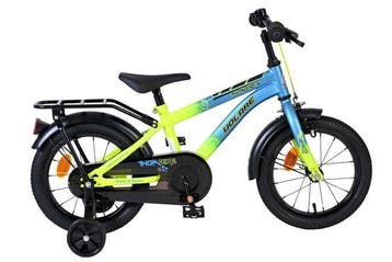 Volare Thombike 14 inch jongensfiets - Blauw/Geel - zonder, Verzenden, Nieuw